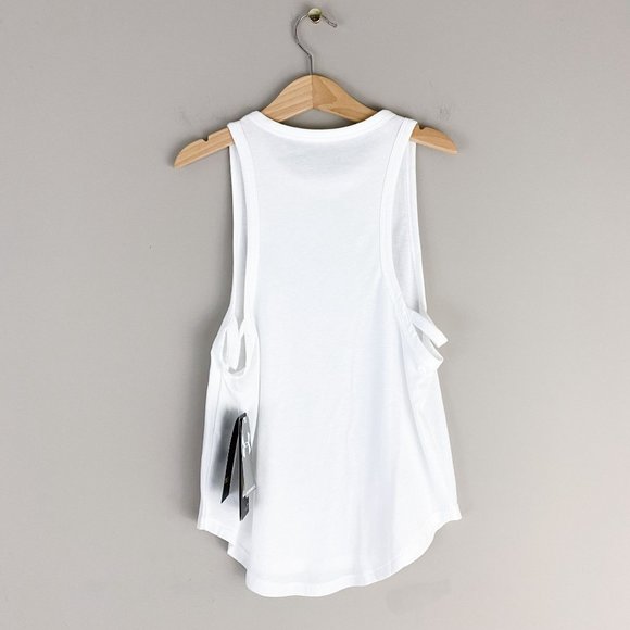 Under Armour Project Rock White Respect Tank Top - Picture 3 of 4